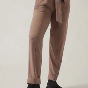 Athleta Cardiff Pants in Rustic Beige